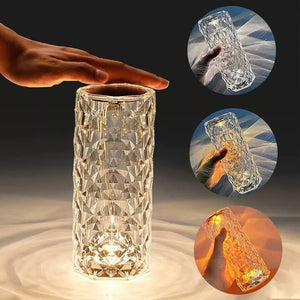 LED Crystal Table Lamp With Remote